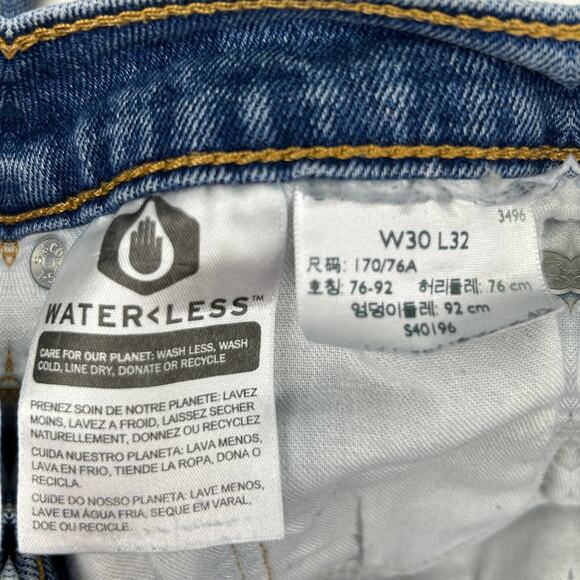 Levis 541 Athletic Taper Fit Jeans Levi Strauss Denim Blue Mens 30x32 - Picture 6 of 8